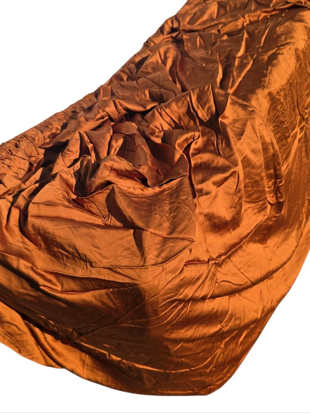 Quince Organic Bamboo Queen Fitted Sheet / 2 Standard Pillow Cases Terracotta